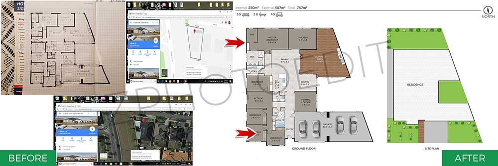 Floor plan Conversion Services